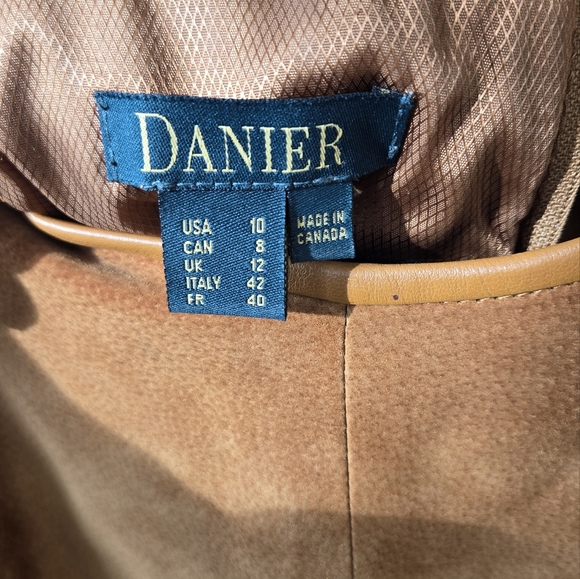 DANIER Leather Dress, size 8 - Picture 4 of 4